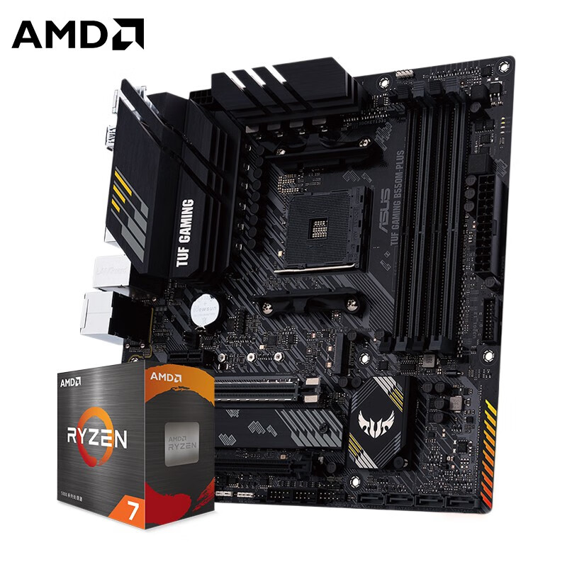 AMD CPU  ΢/˶B450B550CPUװ Uװ ˶TUF B550M-PLUS R5 5600X(ɢƬ)+֬װ